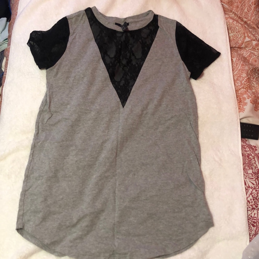 Lace T-shirt Dress